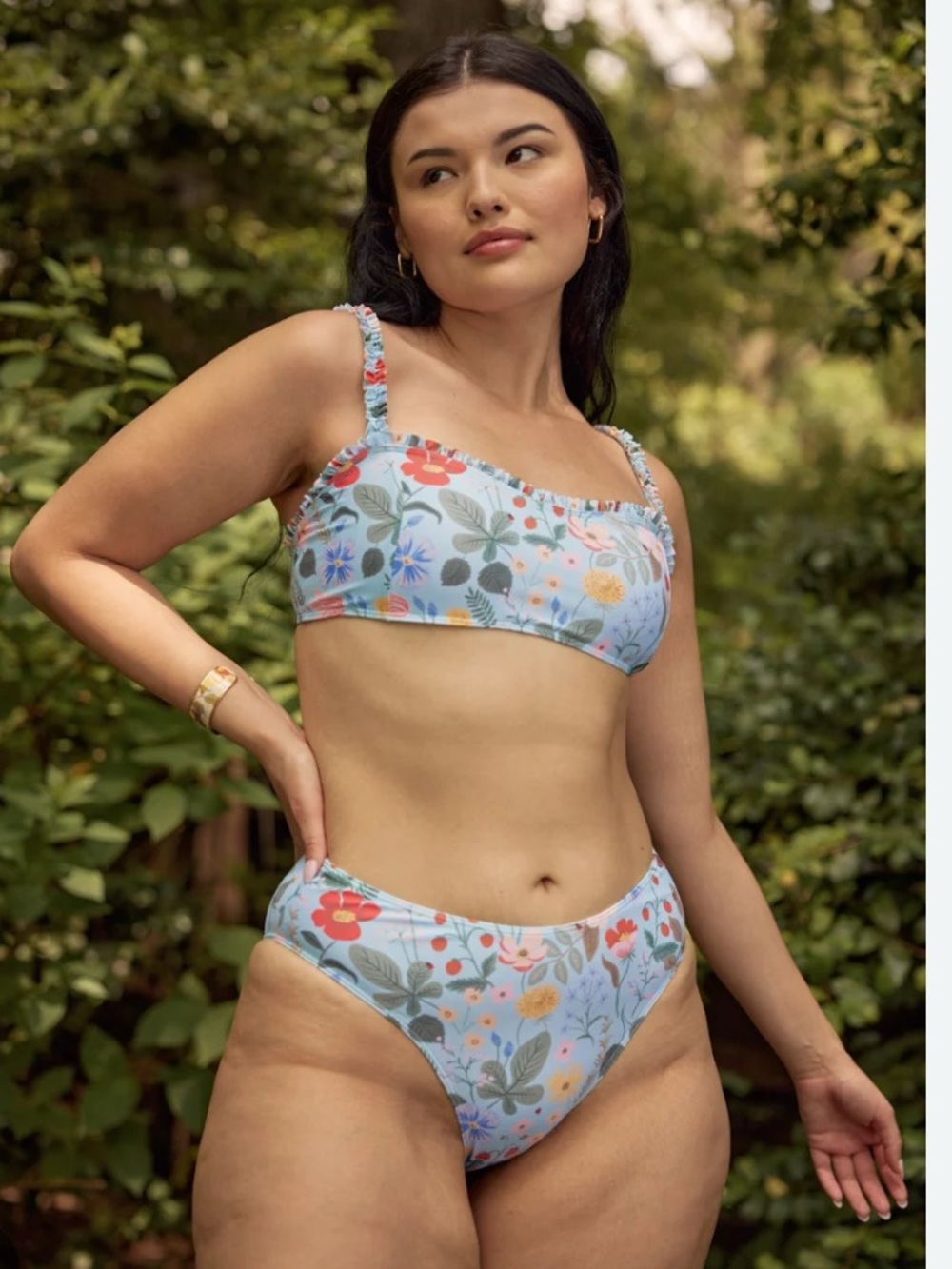 Summersalt x Rifle Paper Co. bikini, Strawberry Fields - Size 2 - BWT - Picture 2 of 9
